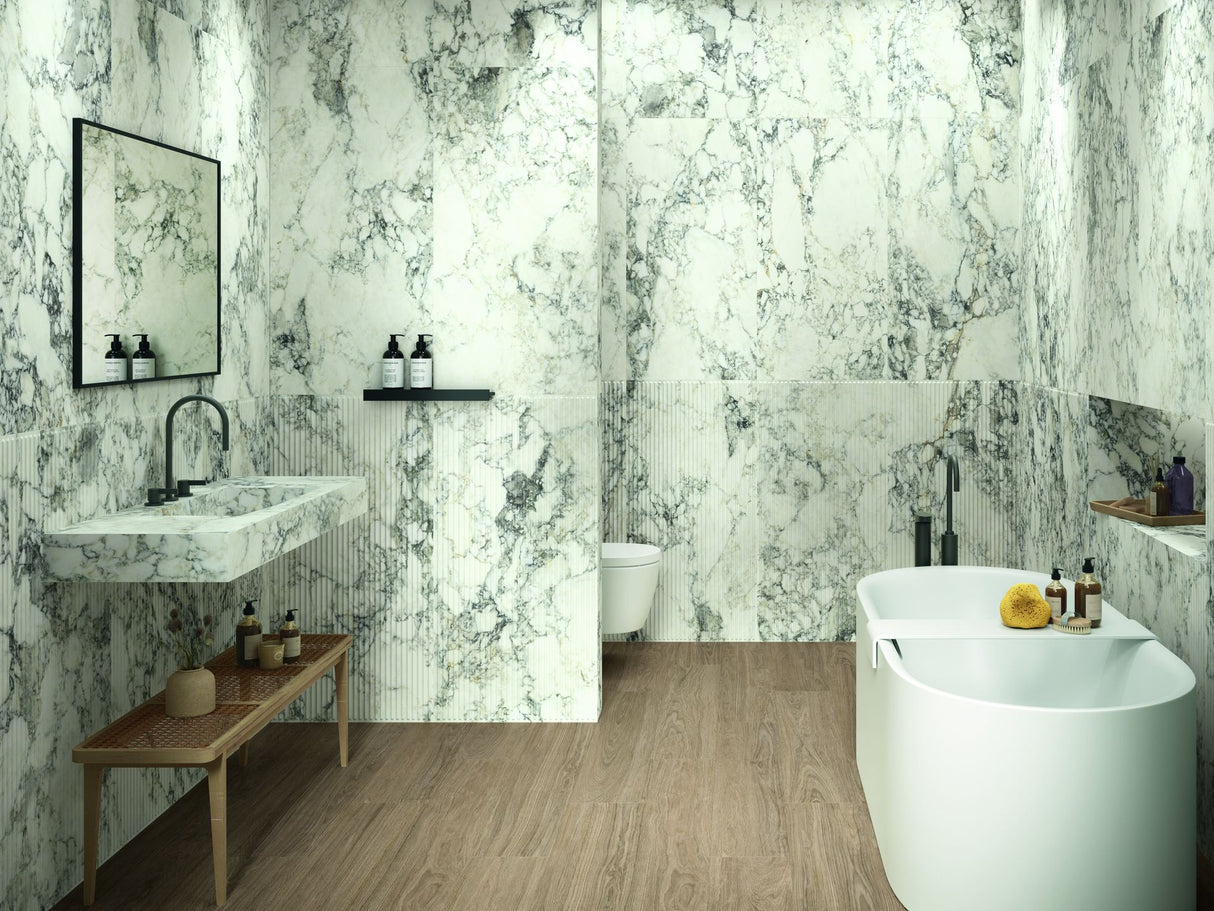 Tile-Stavro White Matt Rect