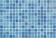 Pure Blue Wave Dot Mosaic
