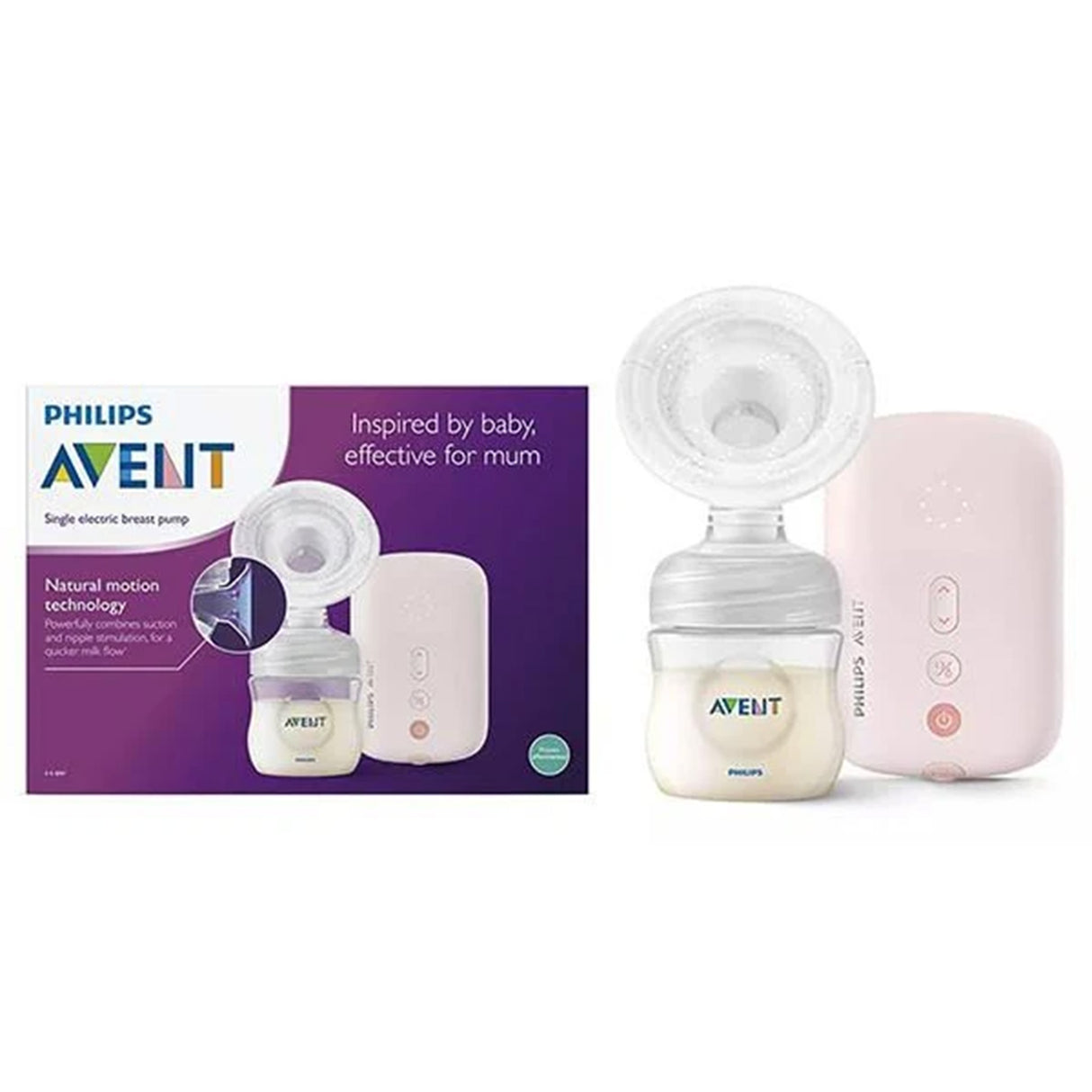 Philips Avent SCF395/11 Comfort Single Electric Breast Pump (White)