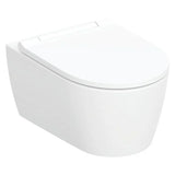 One Wall Mounted Rimless WC And Seat