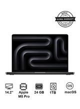 Apple MacBook Pro M5 Pro 14.2-Inch 24GB RAM 1TB SSD – Space Black, International Version