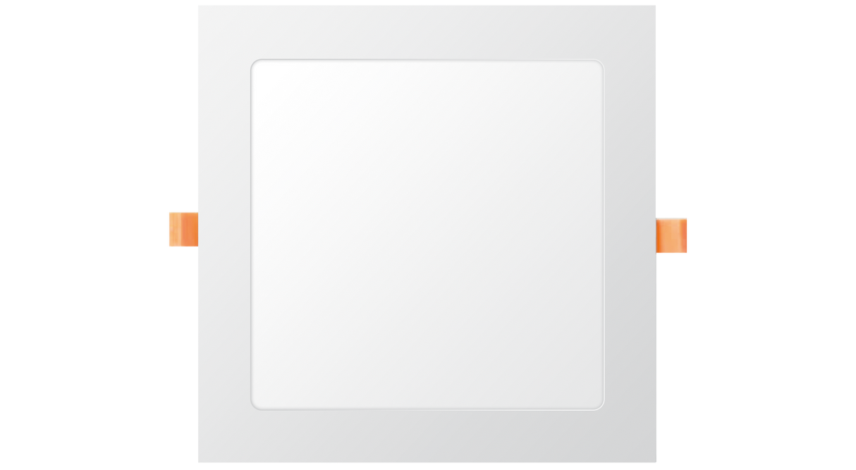 LED Square Slim Panel Light 170-240V 3000k 18w (20cm)