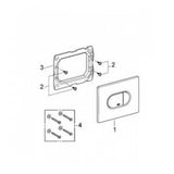 Grohe Arena Cosmopolitan WC Wall Plate