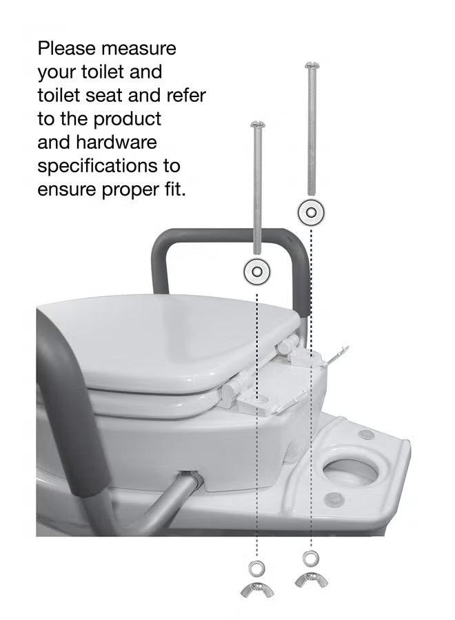 Raised Elevated Toilet Seat Riser