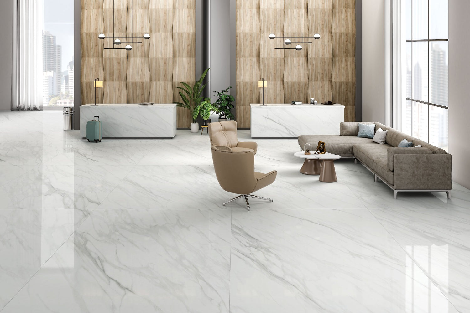 Tile Statuario Winds Polished 1600×800