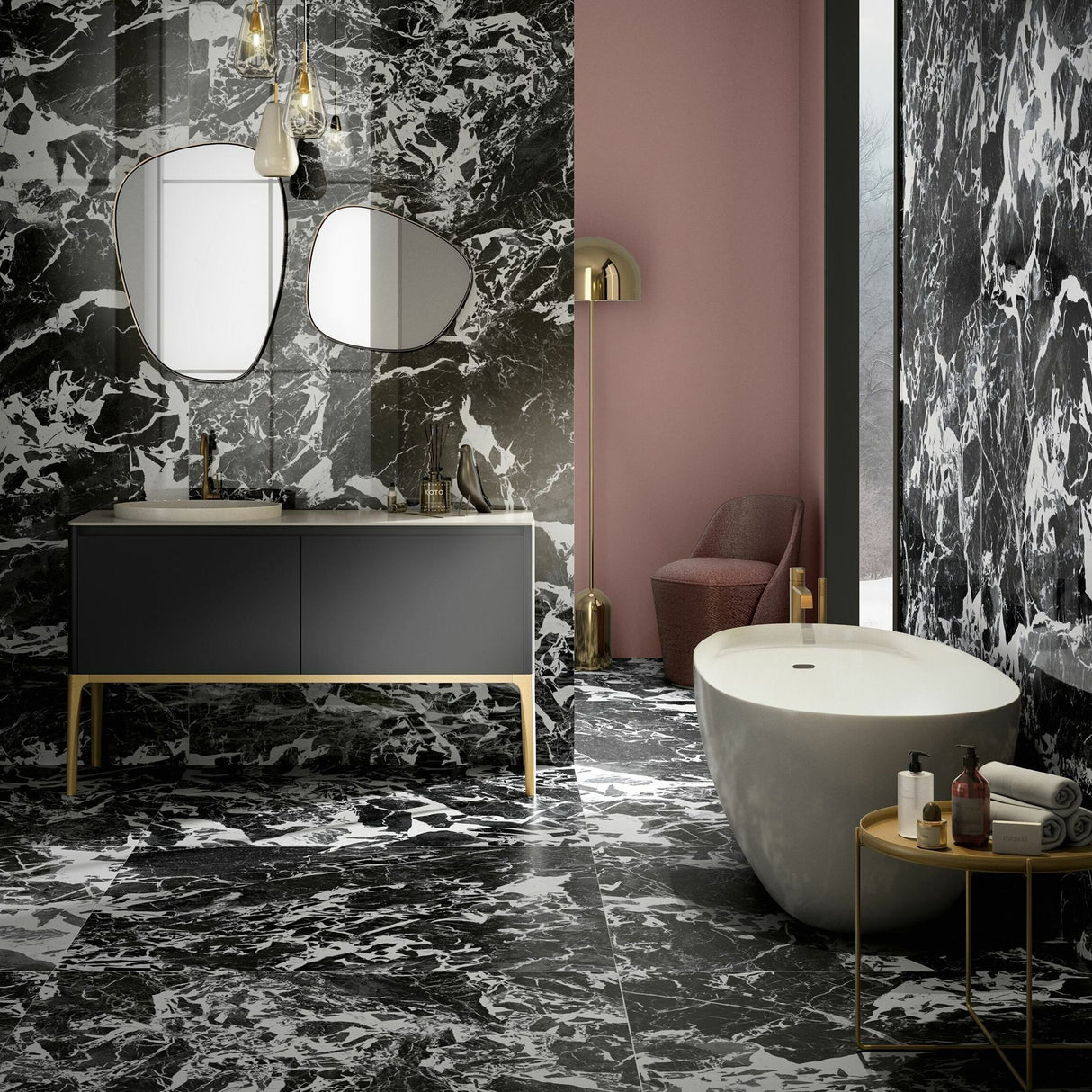 Tile- Sarona Black (H/G)