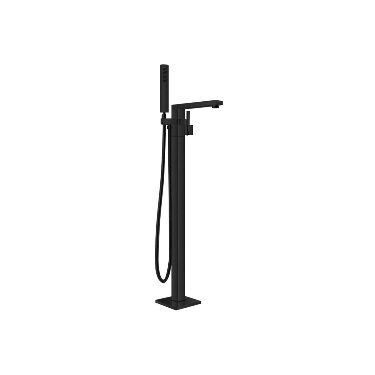 Floor Standing Bathtub Faucet – Matte Black Finish