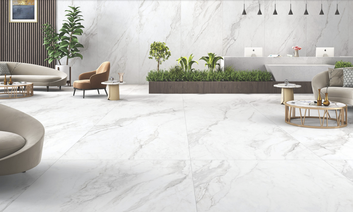 Glacier Beach Matt White Tile