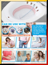 Foldable Sitz Bath for Toilet Seat