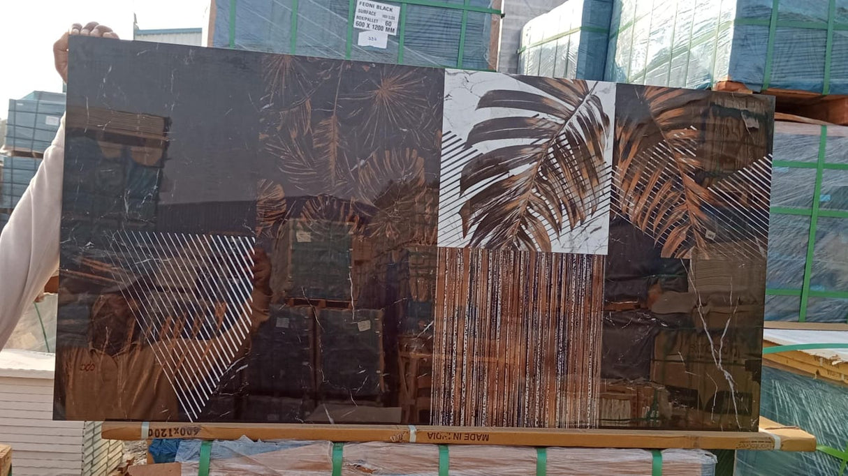 Tile-Feoni Black HL (Highgloss)