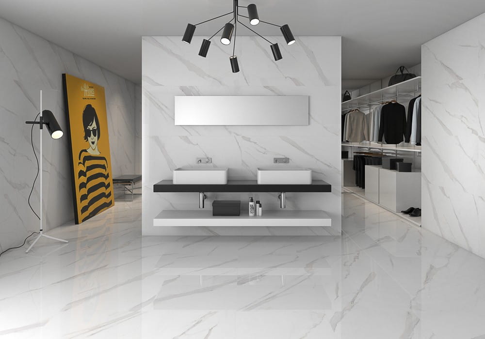 Tile Pune Blanco Mate Rect 595×595