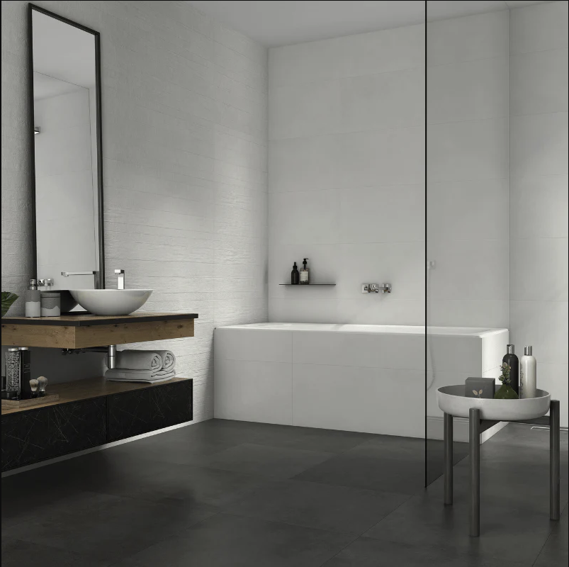 Porcelan Public White Rect Tile600x600mm