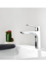 BRIMIX Single Lever Basin Mixer Faucet, Hot & Cold Water Bathroom Wash Basin Tap, Lavatory Vanity Mixer