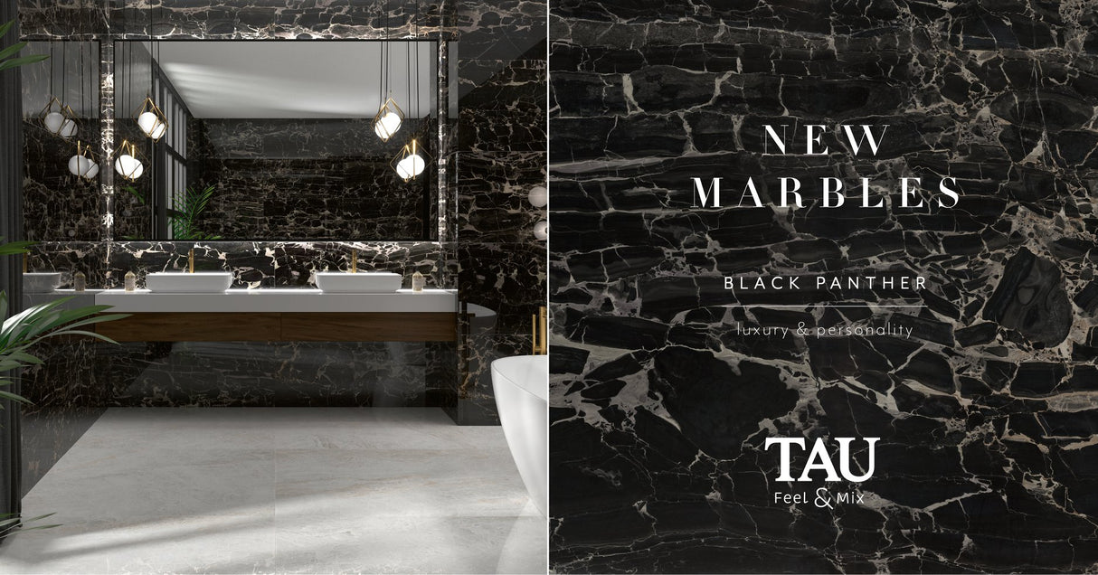 Tile-TU. Panther Black (High Polished)