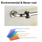 ZUEXT 12-Inch Stainless Steel Shower Grab Bar
