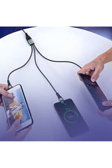 Toby’s CC-10 150W Max 3-in-2 Fast Charging Cable, Type-C, Lightning & Micro USB, 1.2m
