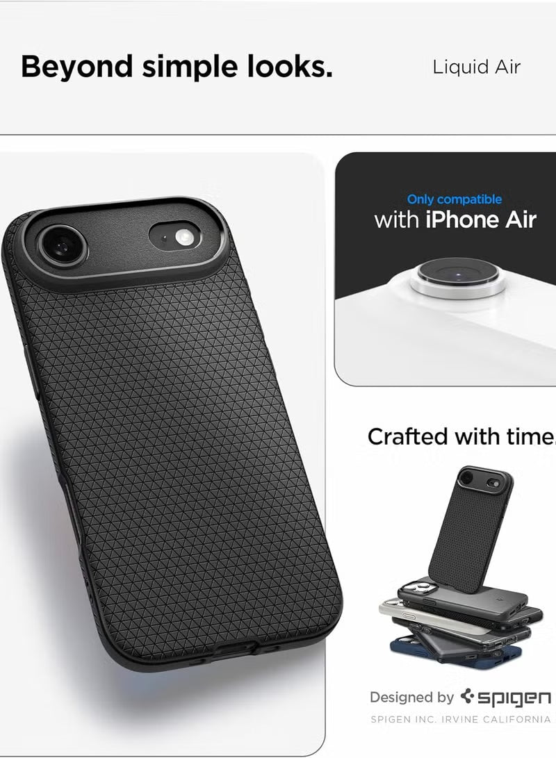 Liquid Air iPhone 17 Air Case Cover - Matte Black