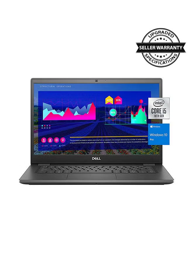 Dell Latitude 3410 14-Inch HD Business Laptop, Intel Core i5-10210U, 16GB RAM, 512GB SSD, Intel UHD Graphics 620, English, Grey
