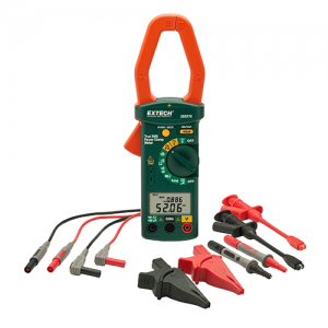 Extech 380976-K Single Phase/Three Phase 1000A AC Power Clamp Meter Kit QATAR
