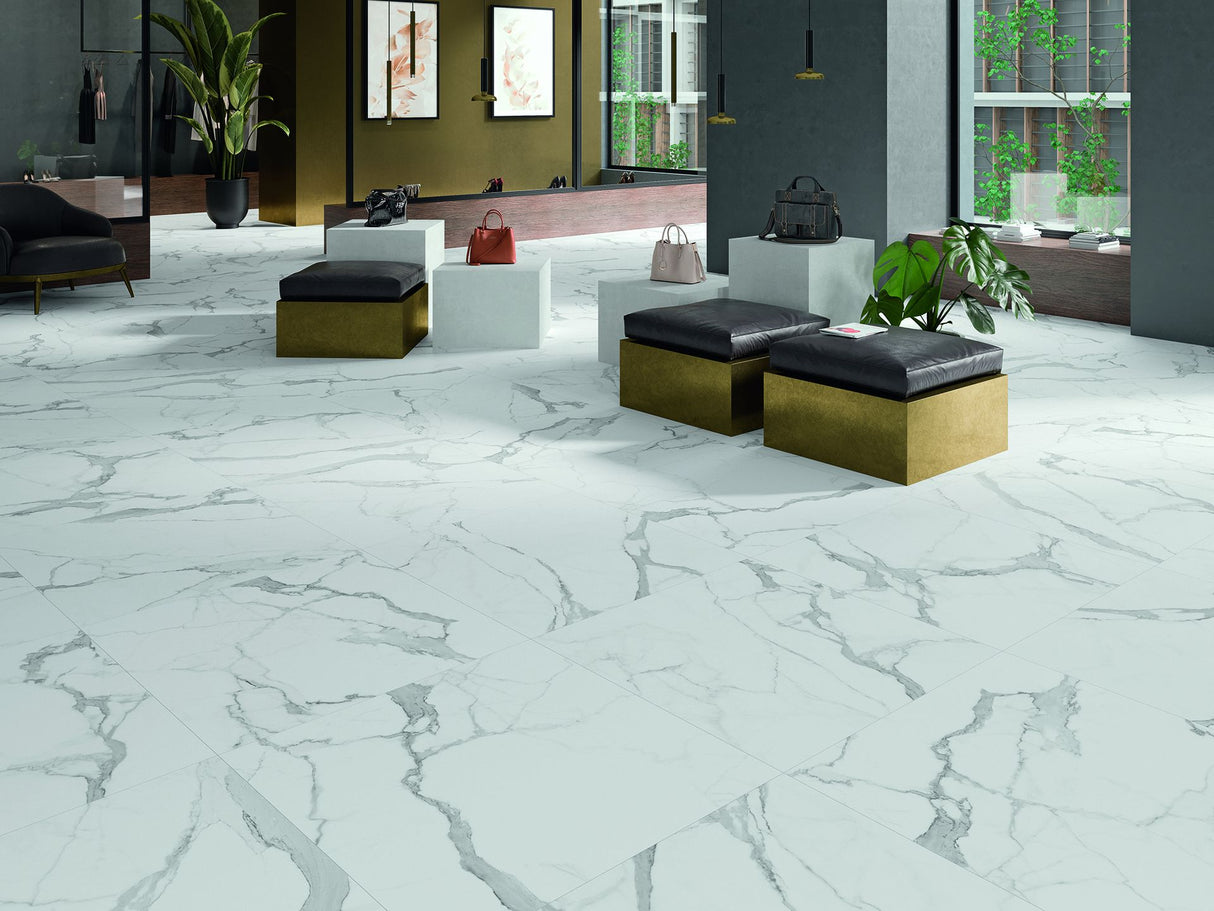 بلاط بالاديو ذو مظهر الرخام الساتان