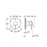 Grohe Atrio Single Lever Shower Mixer Trim