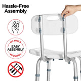 Medical King Shower Chair Set of 3