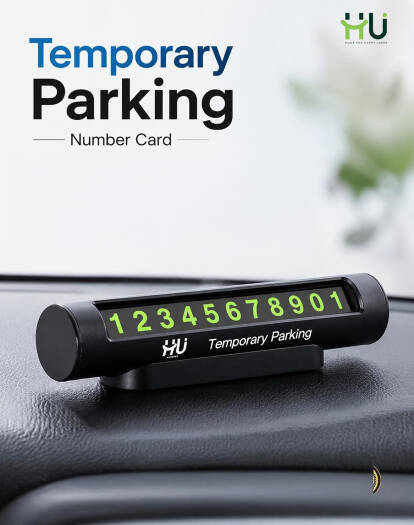 HDR-1006 Aluminum Alloy Car Parking Card