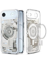 Ultra Hybrid MagFit iPhone 17 Air Case Cover with MagSafe (2025) - Zero One Natural Titanium