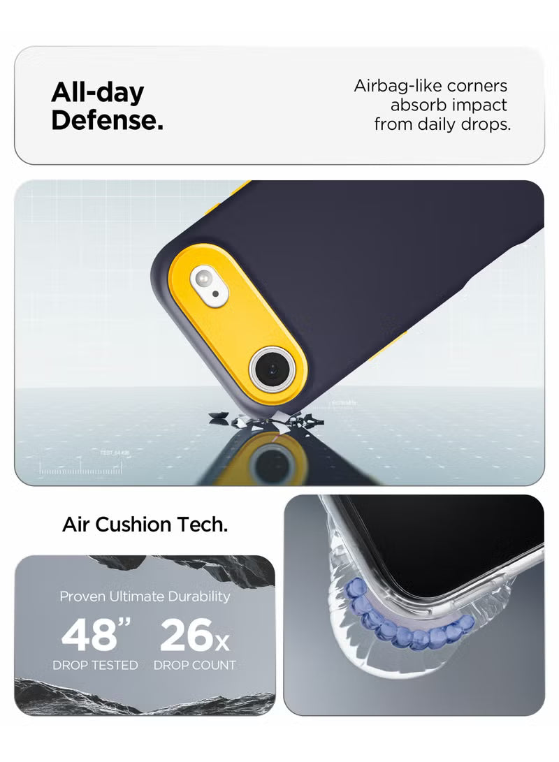 Nano Pop MagFit iPhone 17 Air MagSafe Case Cover Mil Grade - Blueberry Navy