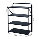 4 Tier Foldable Metal Shoe Rack