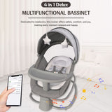 HBA-1001 Deluxe Classic 4-in-1 Baby Swing with Bluetooth & Remote Control