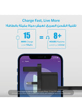 USB C Plug, 20W USB C Charger - Fast Charging PowerPort III Cube Charger, Compatible with iPhone 16/16 Plus/16 Pro/16 Pro Max, 15/14/13/12 Series, Galaxy, iPad (Cable Not Included)