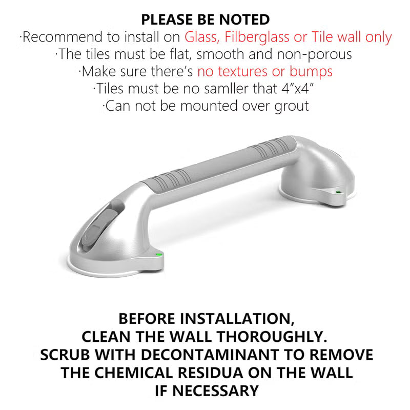 AmeriLuck Suction Bath Grab Bar