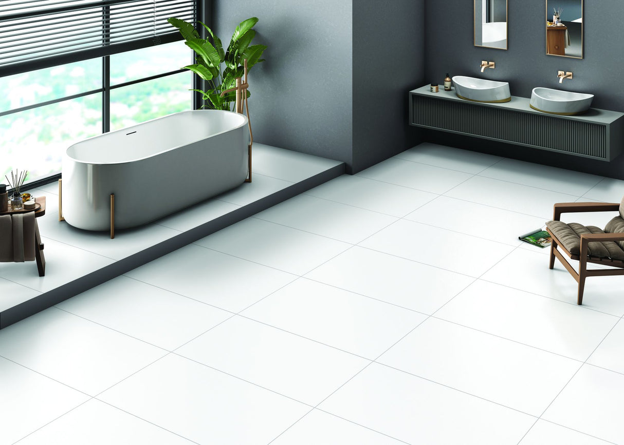 Tile-Snow White Matt