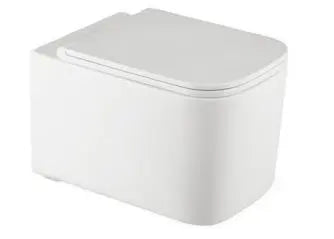 Wall Hung Toilet 4039-180/UF with P-Trap 180mm UF Seat Cover White