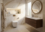 Wall Hung Toilet (P-trap 180mm UF Seat Cover) 505*350*360 -  White