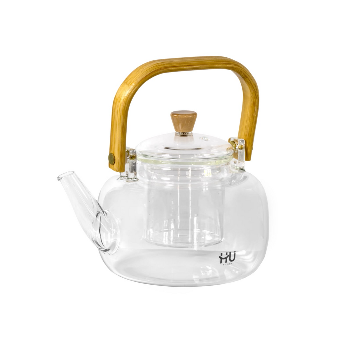Copper Tea Kettle Heat Resistant HKI-1001 – Handmade High-Borosilicate Glass Tea Kettle
