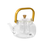 Copper Tea Kettle Heat Resistant HKI-1001 – Handmade High-Borosilicate Glass Tea Kettle