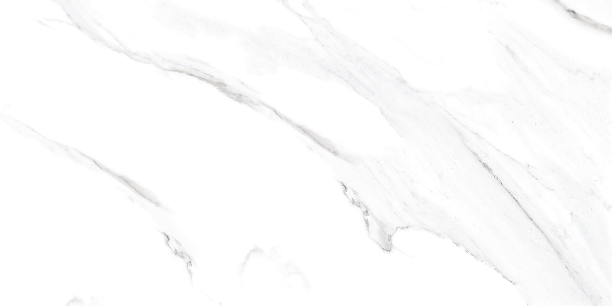 Satvario White Glossy Tile