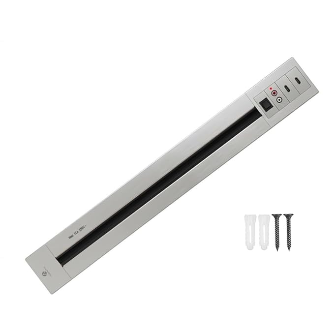 V-HWA01-60 V-Max Electrical Socket Track 60cm – Rail Power Track System
