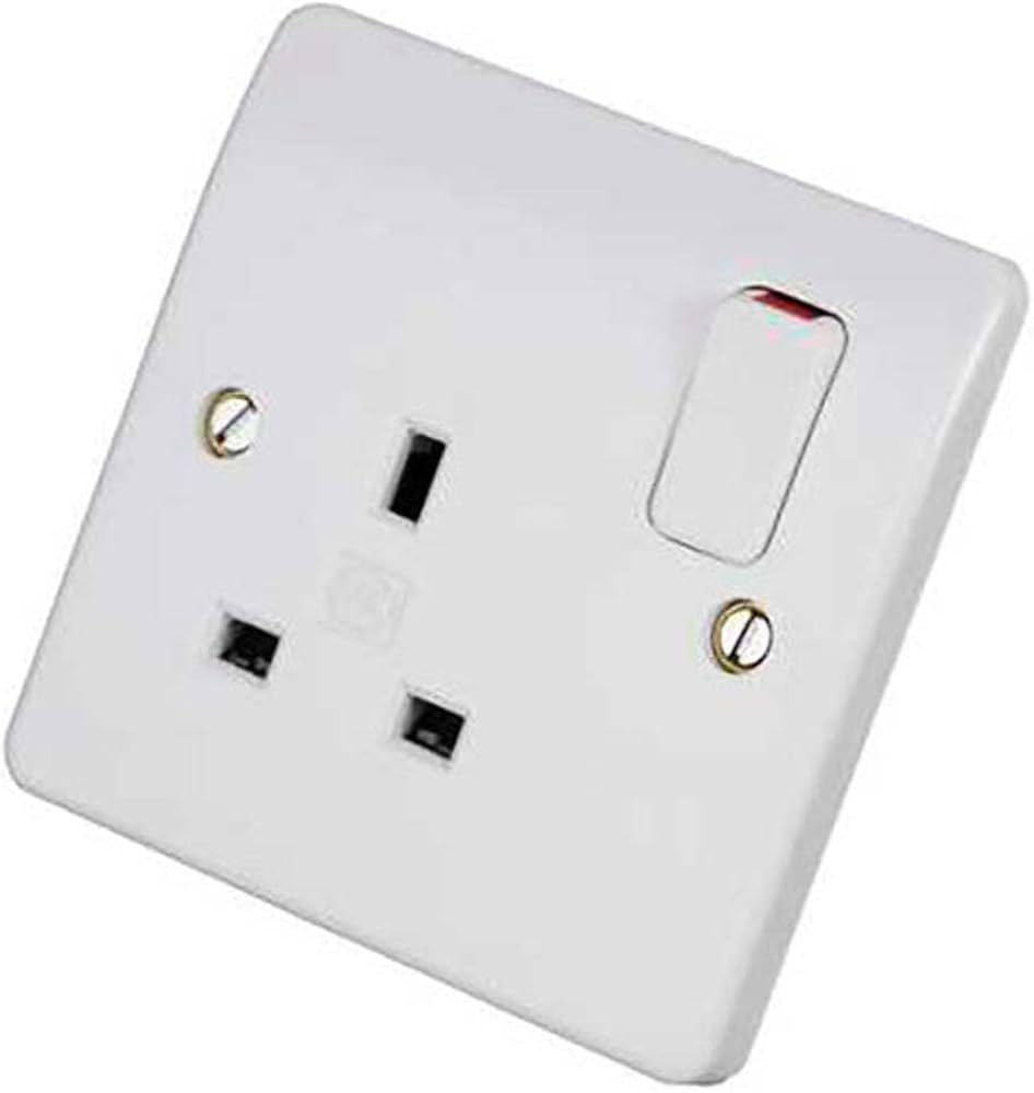 D1-009 15A 1 Gang Switch Socket