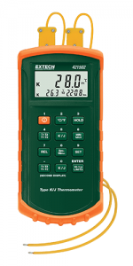Extech 421502 Type J/K, Dual Input Thermometer with Alarm QATAR