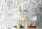 22*25CM Hexagon Porcelain – Flow Blue Mix (25,1.04