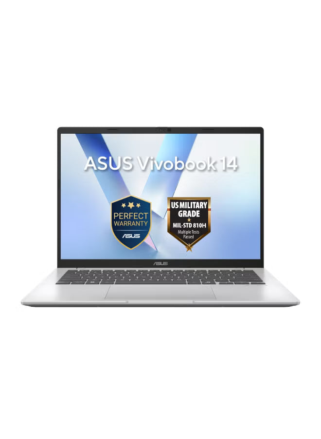 ASUS Vivobook 14-Inch Laptop – Intel Core Ultra 5, 16GB RAM, 512GB SSD, Intel Graphics, Windows 11 Home, Cool Silver