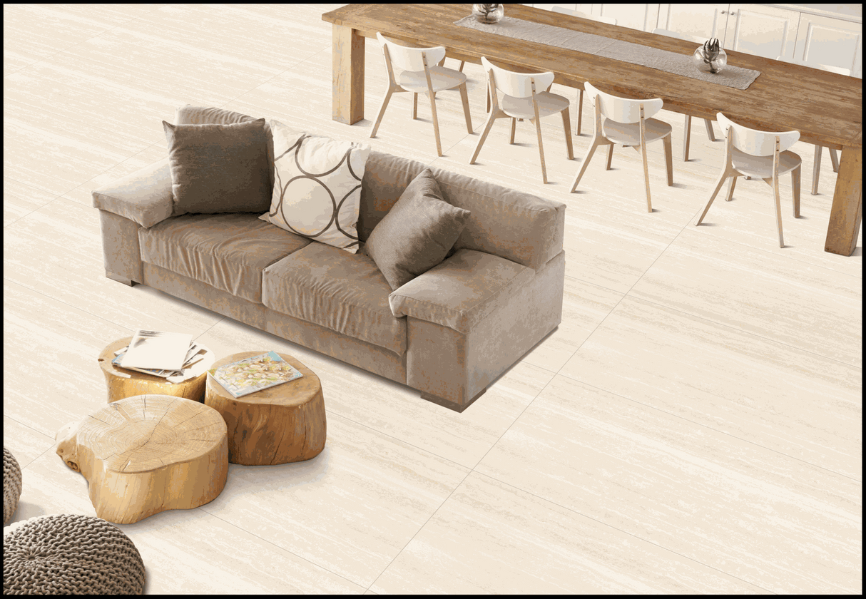 Tile-Travertine Beige Matt