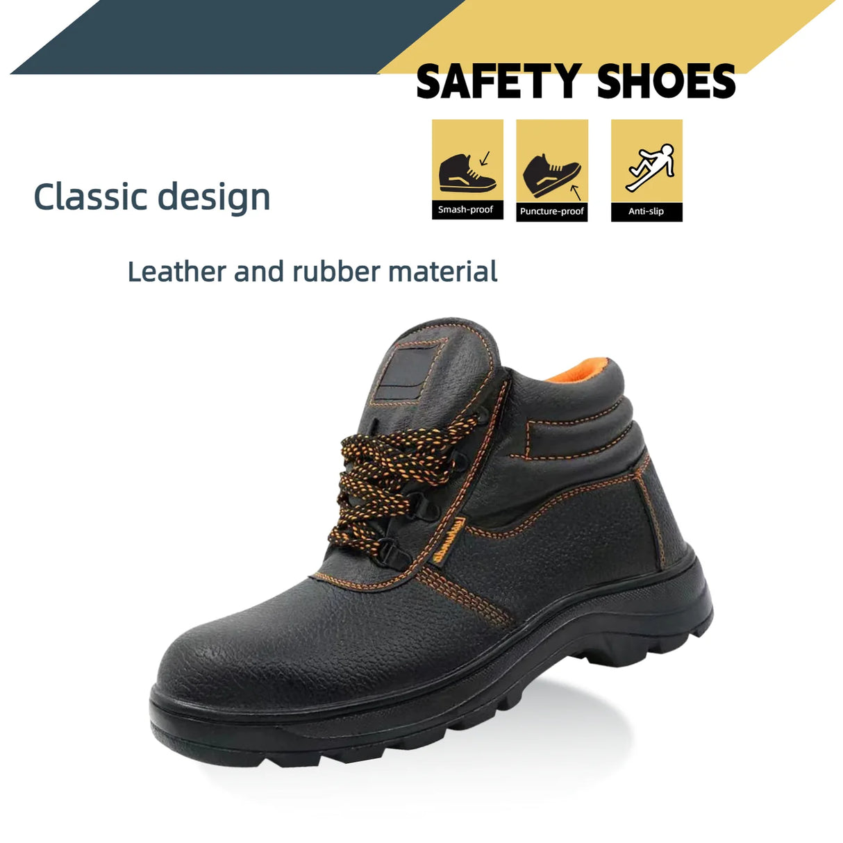 MODI High Cut Safety Shoes MD-HWL1001 Size 42 Industrial Safety Footwear