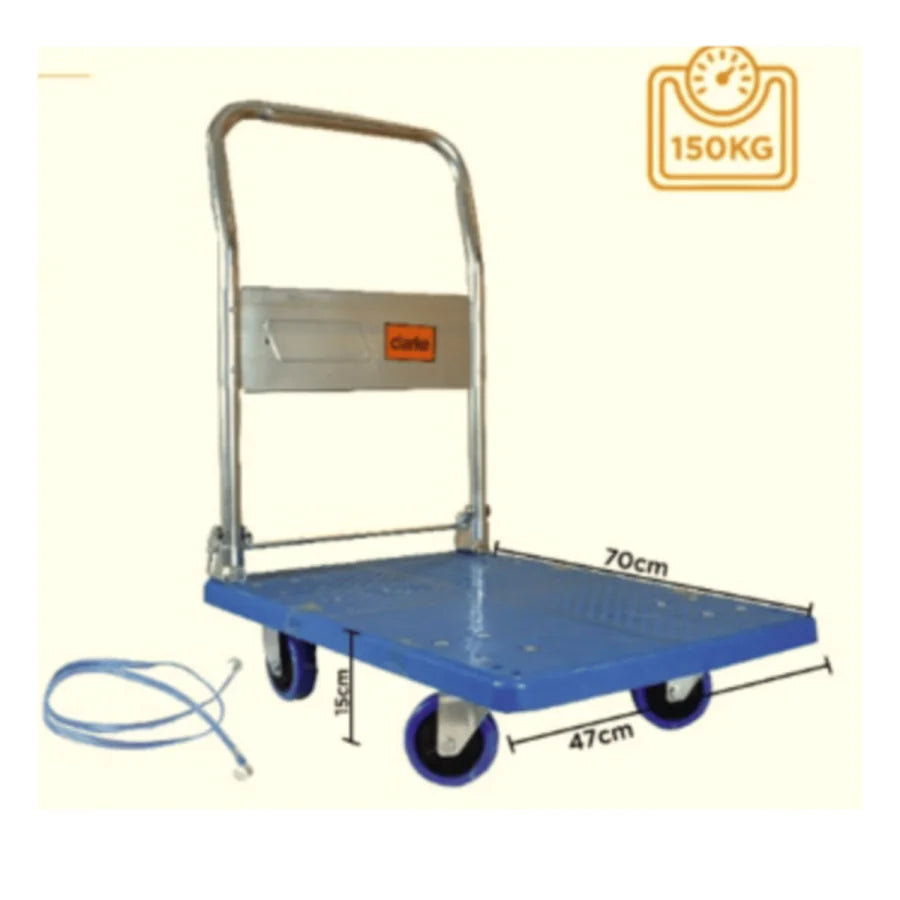 Platform Trolley Fibre Base 150kg 70x15x47cm