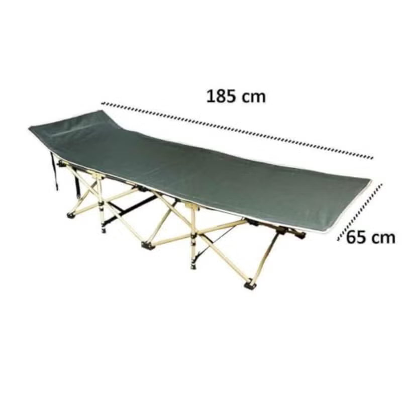 Toby’s Camping Chair-06 Folding Camping Bed 150kg with Cushion