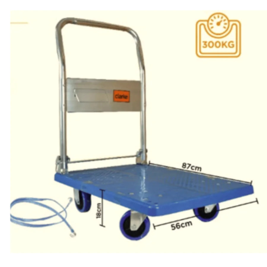 Platform Trolley Fibre Base 300kg 87x18x56cm