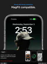 Ultra Hybrid MagFit iPhone 17 Air Case Cover with MagSafe (2025) - Zero One Natural Titanium